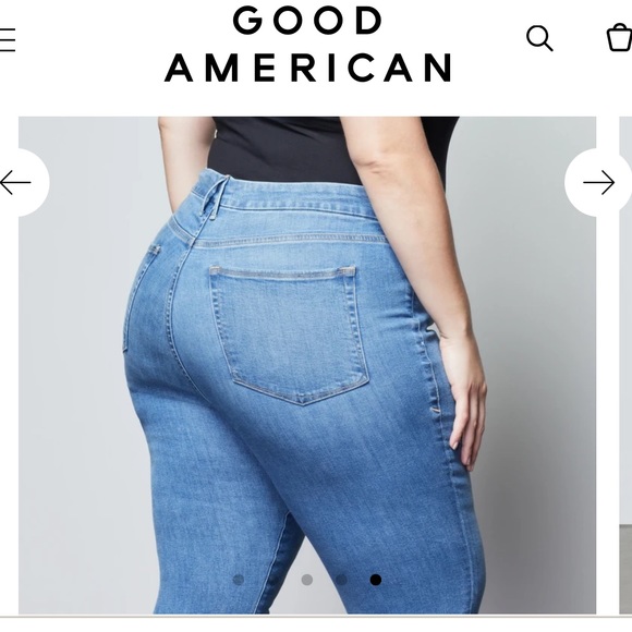 Good American Straight Leg Jeans Size 20 - Picture 3 of 8